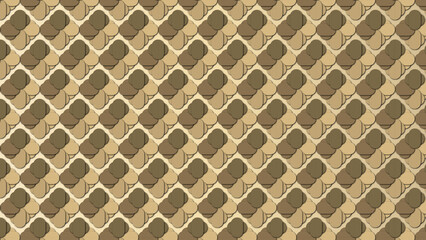 Beige/brown Colored Geometrical textured pattern with decorative ornamental illustrations for desktop, wallpaper, background, texture