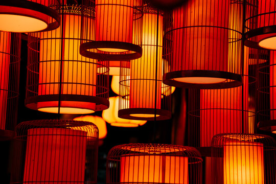 Red Bamboo Lanterns, Hoi An, Vietnam