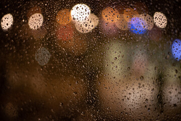 rain on the window