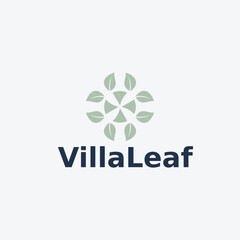 Letter VillaLeaf Logo