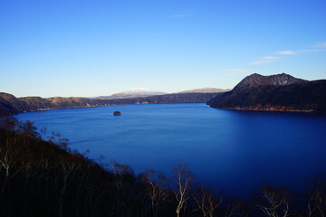 Fototapeta na wymiar Lake Masyu in Kushiro, Hokkaido, Japan - 日本 北海道 釧路市 摩周湖