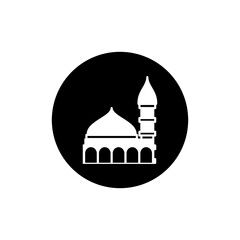 Mosque icon vector logo design template