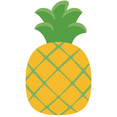 pineapple flat icon