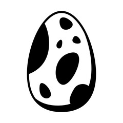 Fototapeta premium Easter Egg Flat Icon