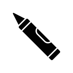 Crayon Icon Vector Design Template