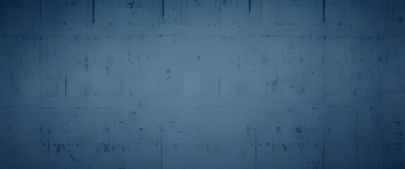 Dark blue background of wall and concrete texture.