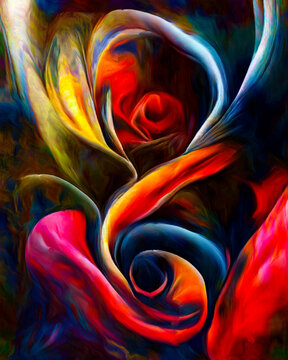 Dance of Colored Forms