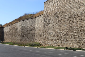 Wall of an ancient fortress in northern Israel.