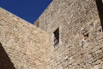 Wall of an ancient fortress in northern Israel.