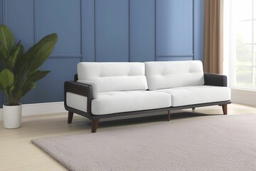 Marble sofa. Simple and sophisticated design