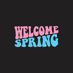 Welcome Spring SVG
