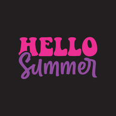 hello summer SVG