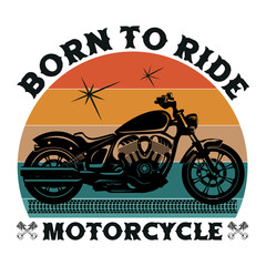 Motorcycle T-shirt Design