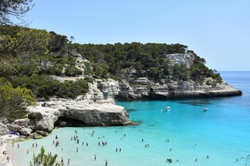 Cala Mitjana, à Minorque