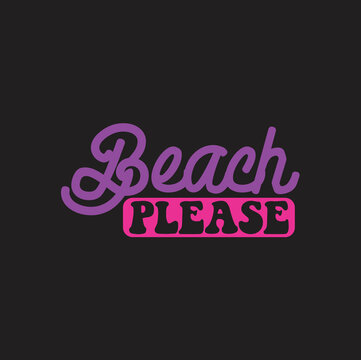 beach please SVG