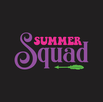 summer squad SVG