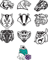 Badger-Mascot-Bundle