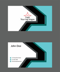 Modern creative corporate business card