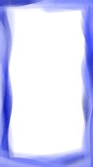 frame of blue paint for instagram story