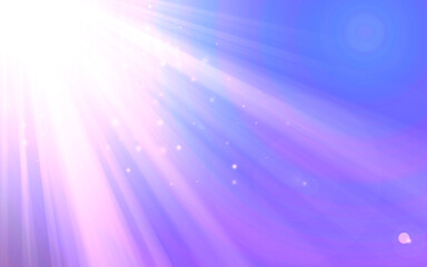 Pink and purple sparkle rays glitter lights with bokeh elegant lens flare abstract background. Dust sparks background. - 556147404