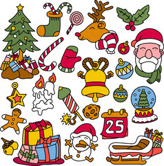 Christmas Color Cute Character Collection1