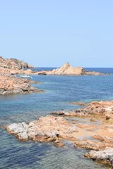 Papier Peint photo autocollant Cala Pregonda, île de Minorque, Espagne Cala Pregonda, à Minorque