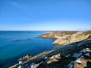 Bretagne - Presqu'ile crozon - Pointe de Kerroux - Plage de la palue