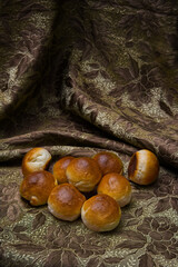 Natura morta: Panini fatti in casa.