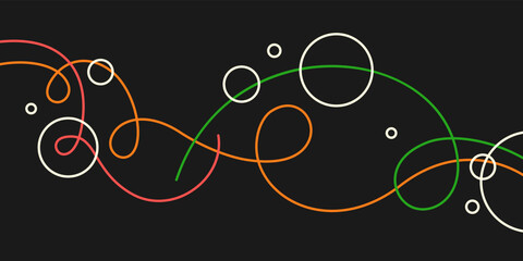 Modern backgrounds with abstract elements and dynamic shapes. Compositions of geometric shapes. Vector illustration.