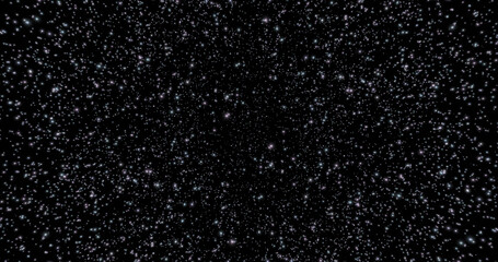 3d rendering. Space background stars.