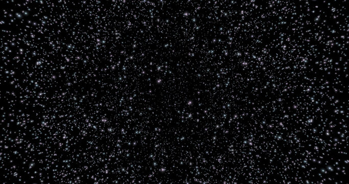 3d rendering. Space background stars.