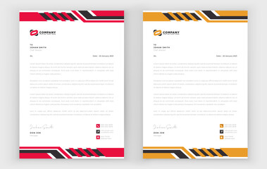 Letterhead Design Modern Business Letterhead Design Template