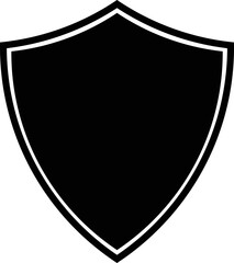 Shield icon vector . Security symbol . Protection sign