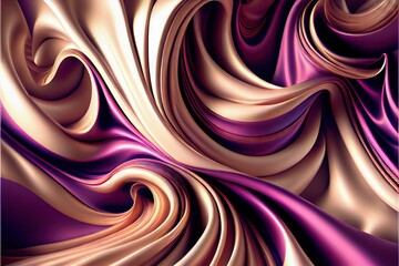 Obraz premium Abstract fractal background. AI generated art illustration. 