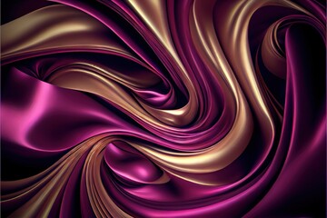 Abstract fractal background. AI generated art illustration.	