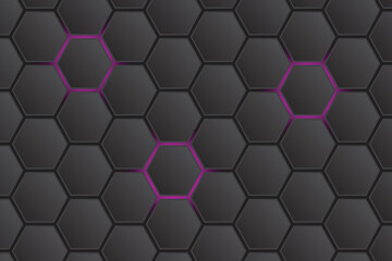 Naklejka premium Hexagon abstract background