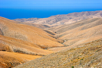 magnificent view of Fuerteventura from the astronomical viewpoint Astronomical viewpoint Sicasumbre, Fuerteventura, Canary Islands, Spain