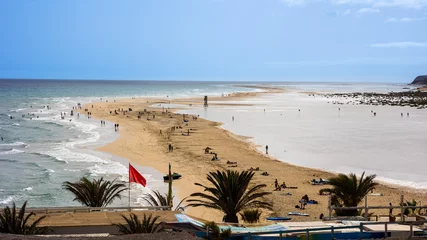 Fotobehang Sotavento Beach, Fuerteventura, Canarische Eilanden Sotaventostrand, Fuerteventura, Canarische Eilanden, Spanje