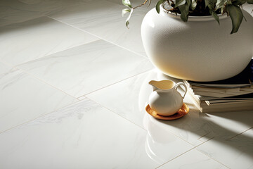 Porcelain tiles. smooth texture. Generative AI