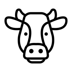 cow line icon