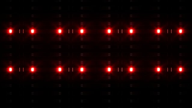 Flashing red led light background