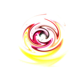 Abstract pattern centered on a white background. Design elements in the form of a swirl. Background for interior design