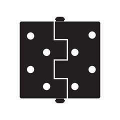 hinge icon logo vector design template