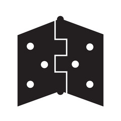 hinge icon logo vector design template