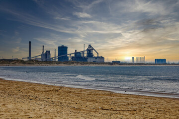 Blast furnace at Redcar before it was recently demolished