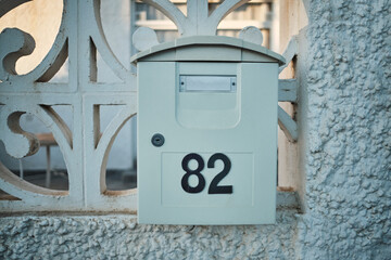 isolated mailbox near the house