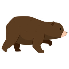 Obraz na płótnie Canvas illustration of a bear