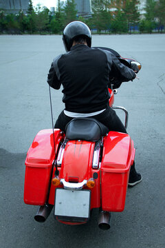 Classic american motorcycle