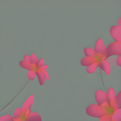 芸術性あふれる抽象的な花のイメージ, Generative AI.