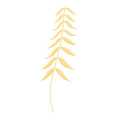 Yellow Leaf Illustration